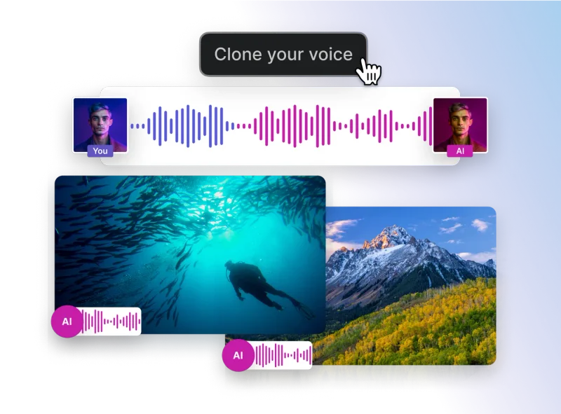 Clone voice with AI